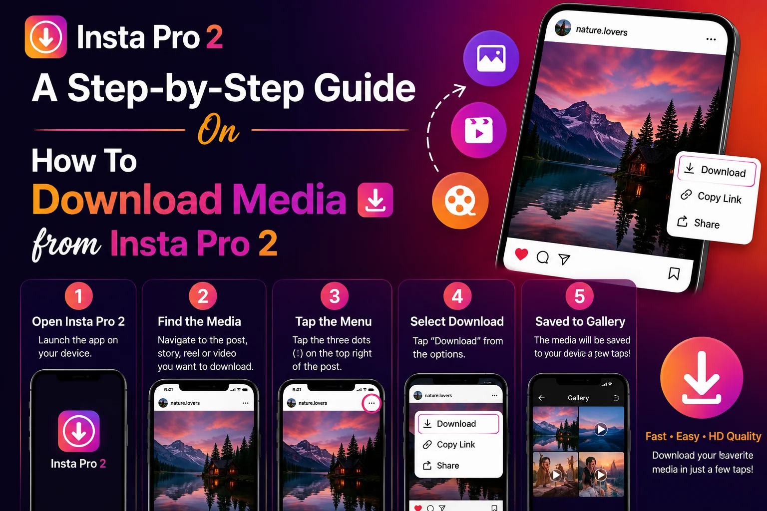 A Step-by-Step Guide On How To Download Media from Insta Pro 2